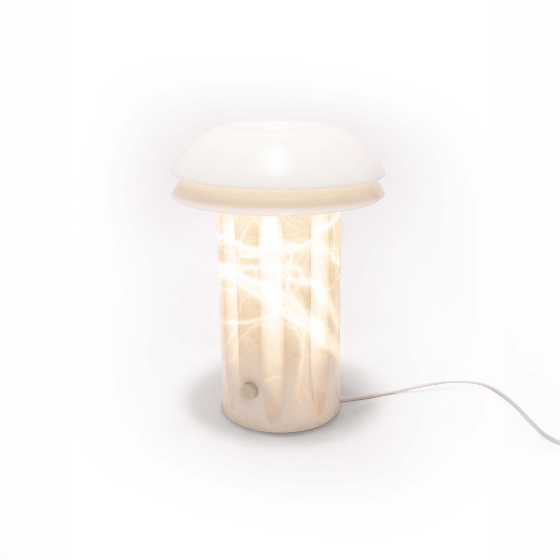 jelly fish table lamp derivatives made by studio jannis schaefer